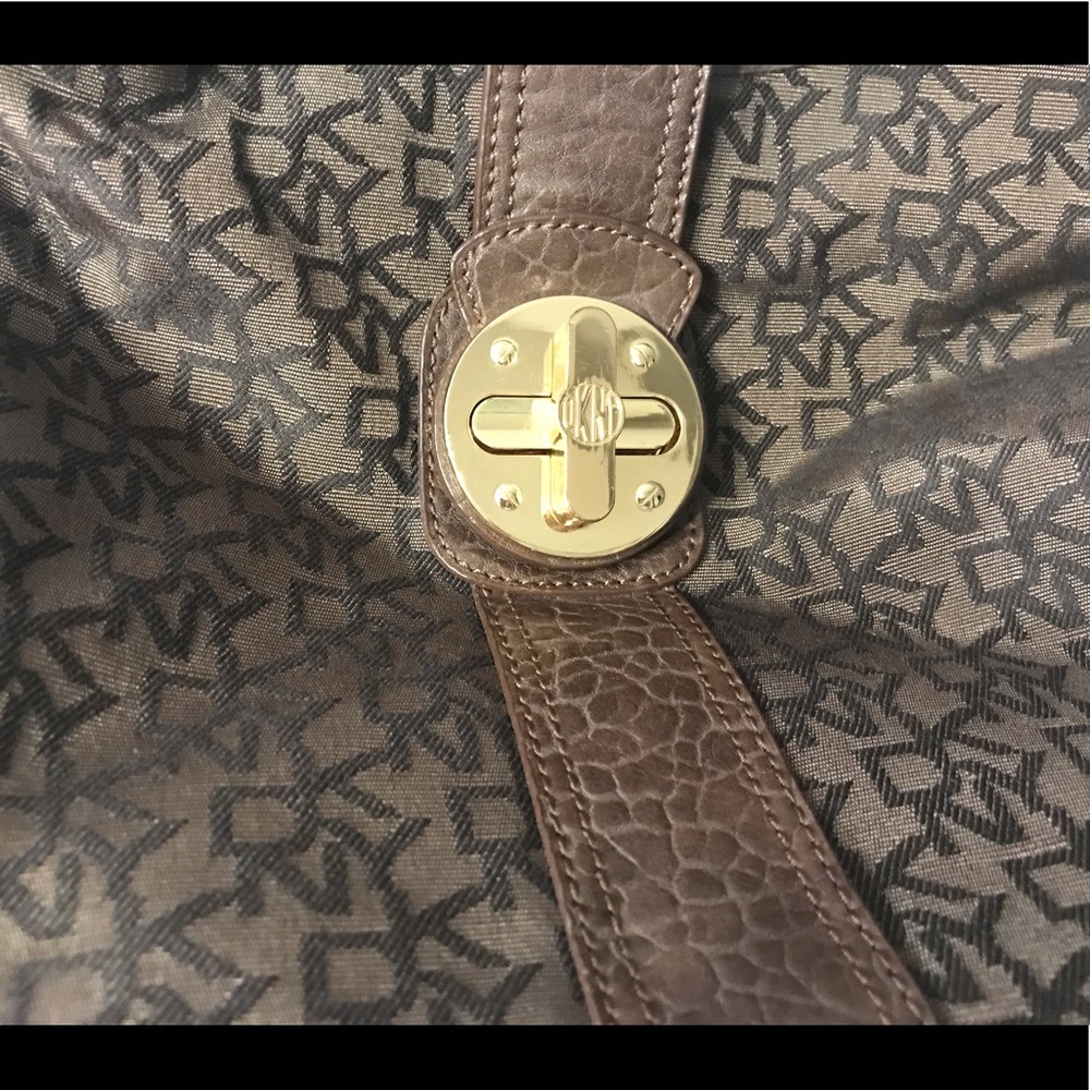 DKNY brown bag almost New